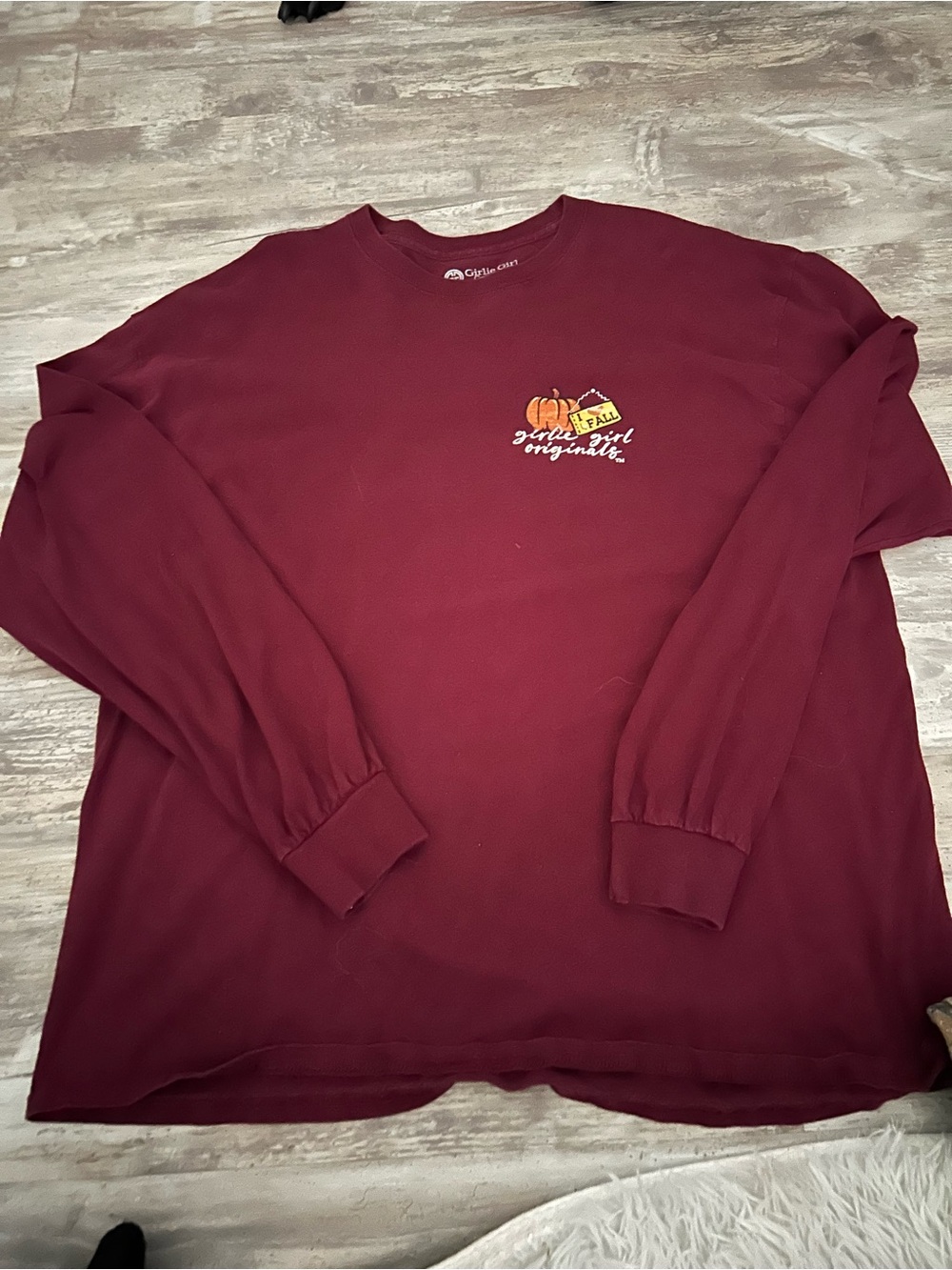 Women’s Long Sleeve Shirt - Maroon